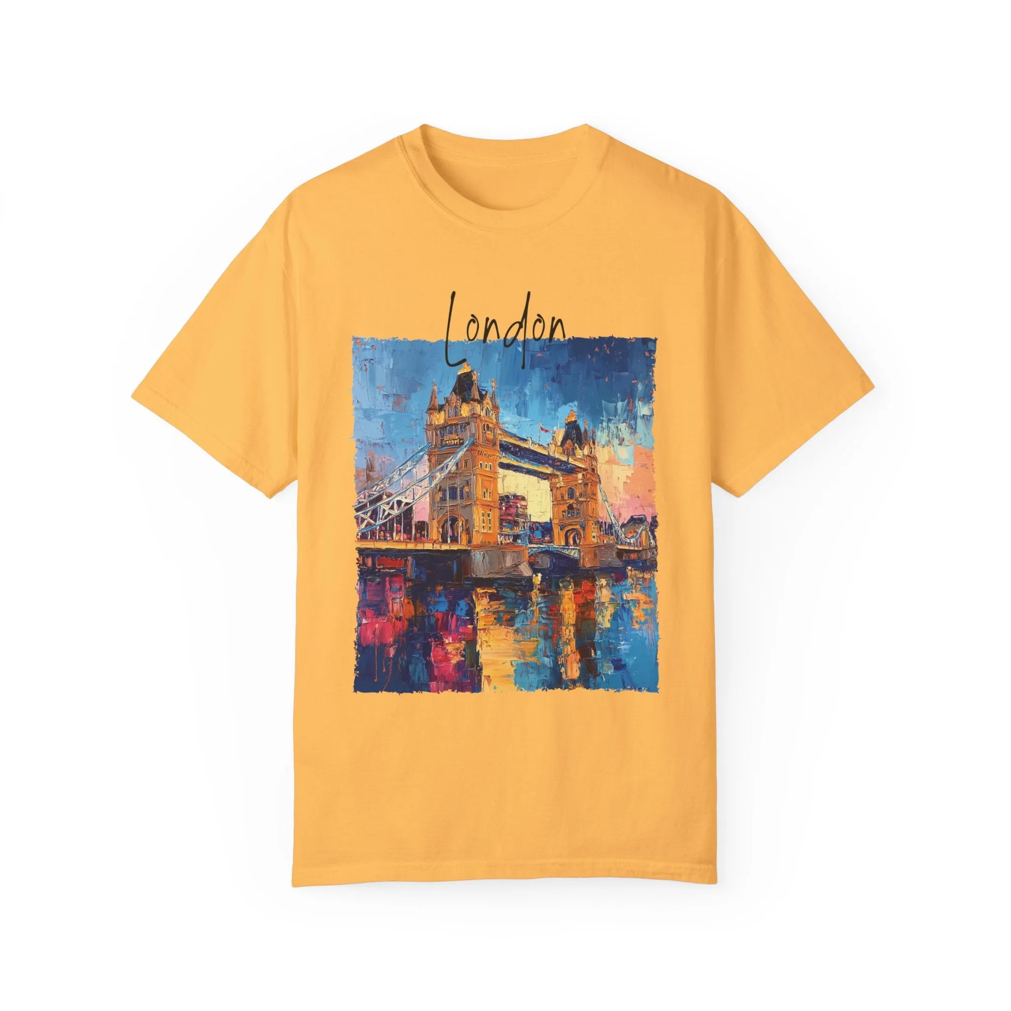 London Shirt, England T-Shirt, Comfort Colors Shirt, Tower Bridge Shirt, London Painting Shirt, London Gifts, London Landmark Shirt