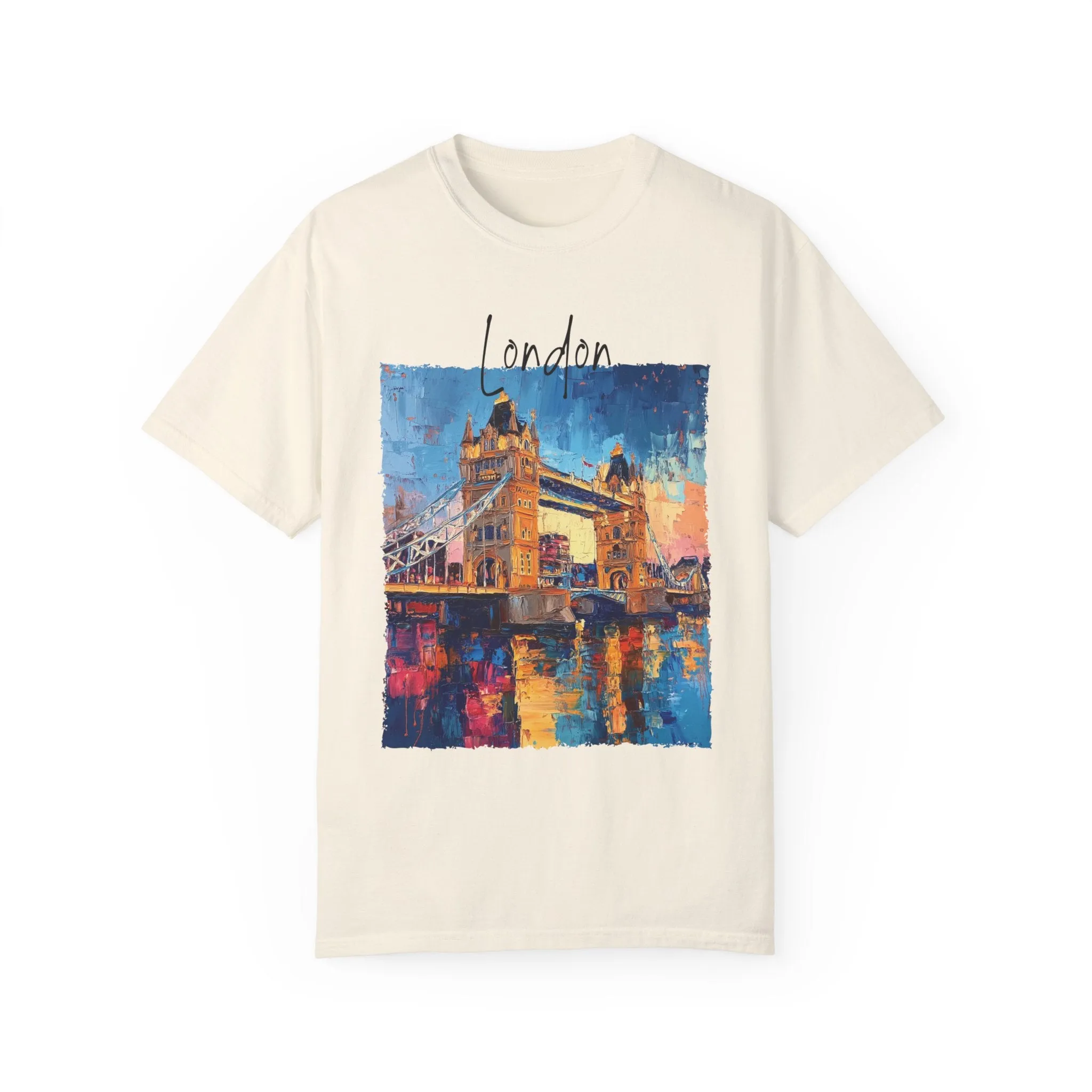 London Shirt, England T-Shirt, Comfort Colors Shirt, Tower Bridge Shirt, London Painting Shirt, London Gifts, London Landmark Shirt