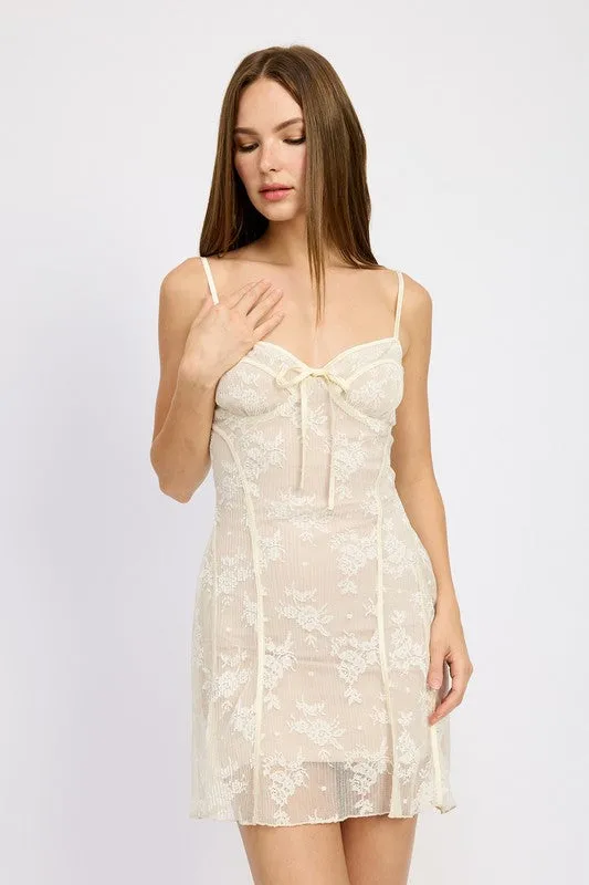 Lucie Lace Mini Dress