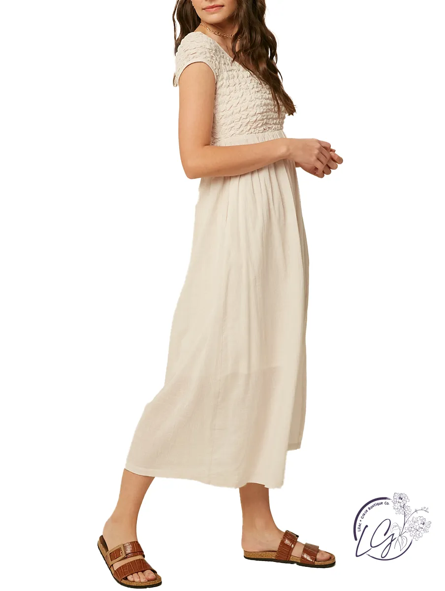 Make Them Jealous Smocked Maxi Dress