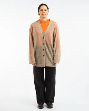 Midline Cardigan Grey Disintegration Check