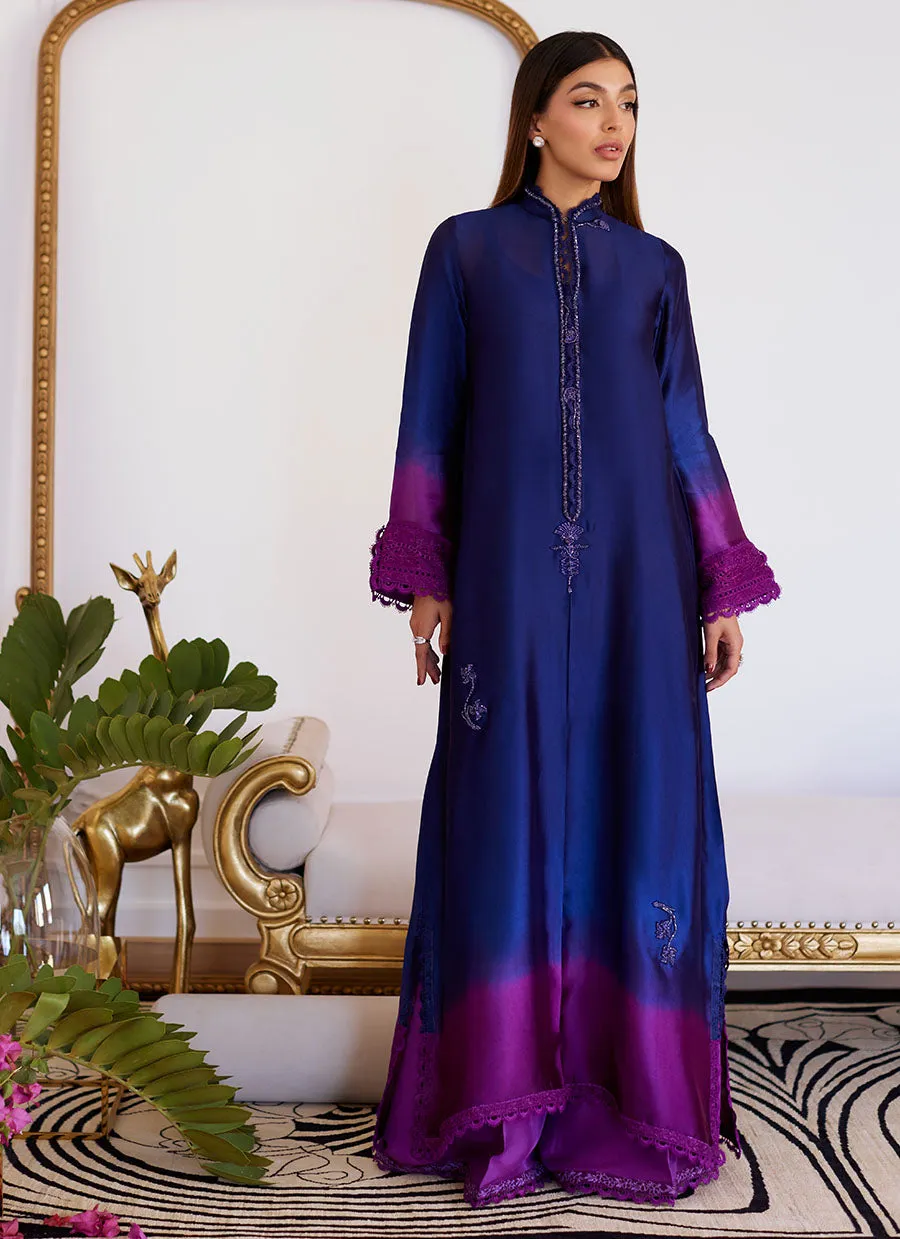 Morgana Ombre Shisha Silk Long Shirt