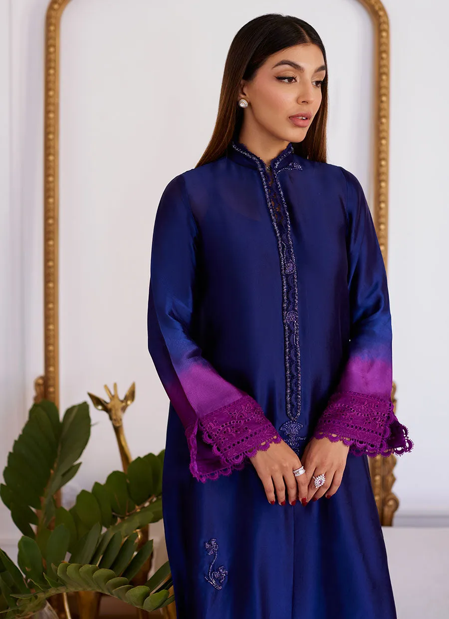 Morgana Ombre Shisha Silk Long Shirt