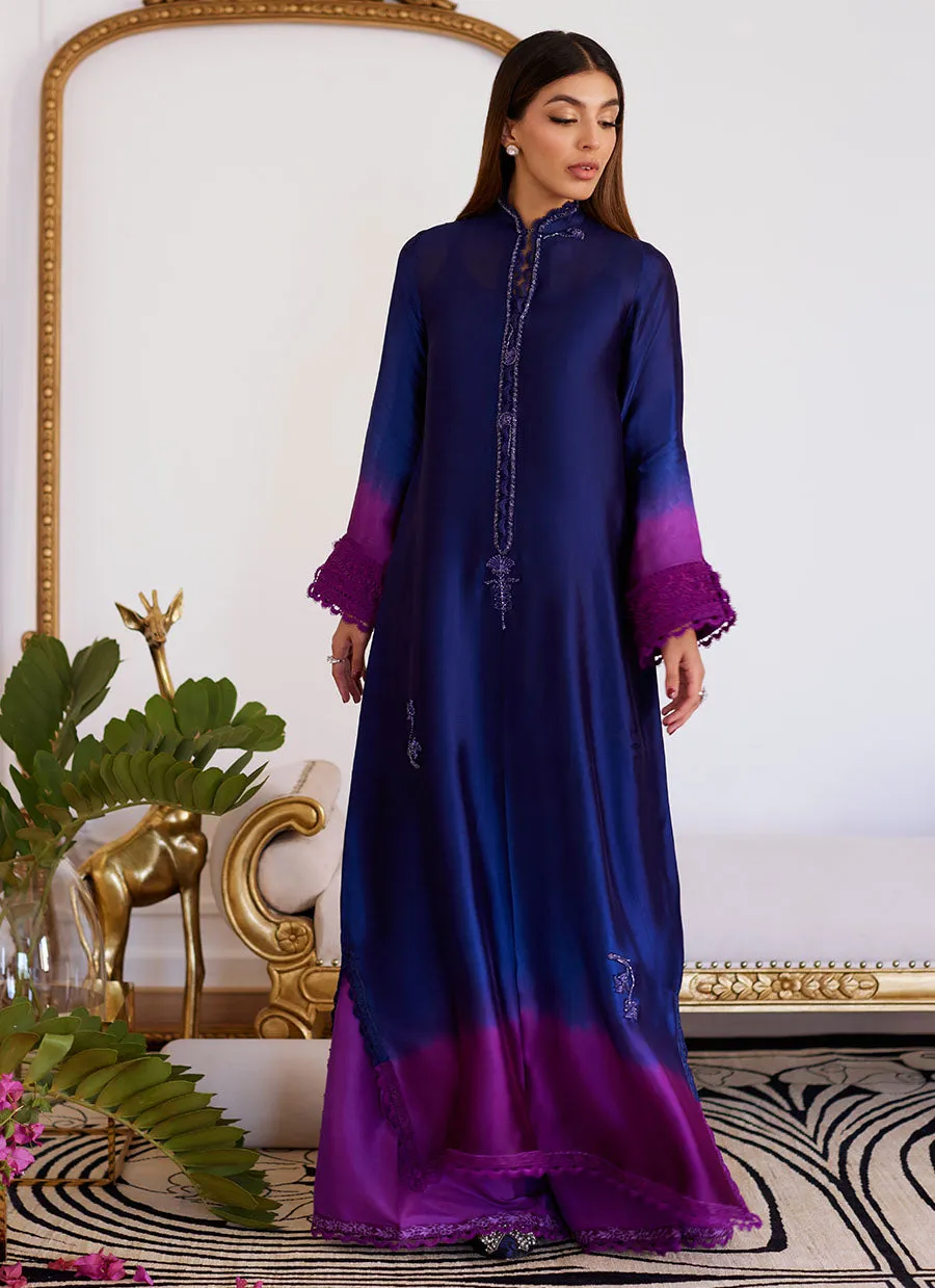 Morgana Ombre Shisha Silk Long Shirt