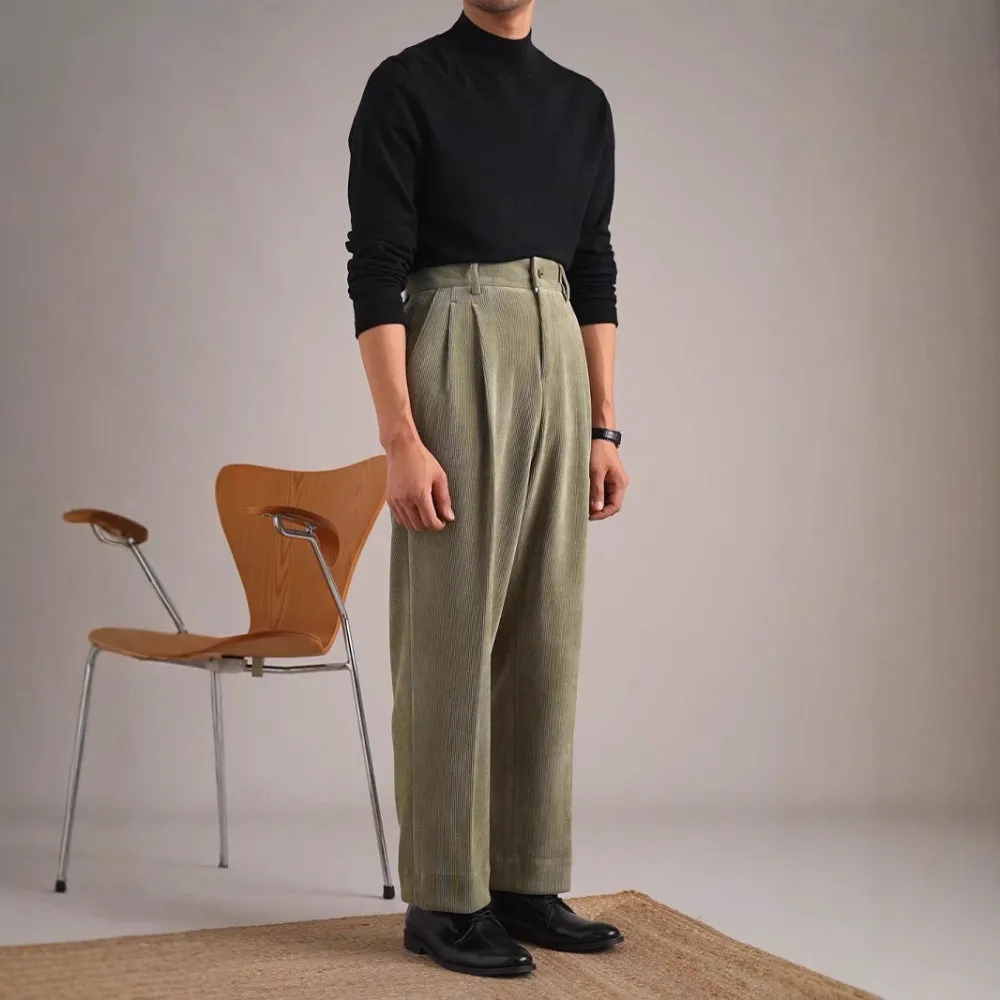 MV High Waist Corduroy Trousers