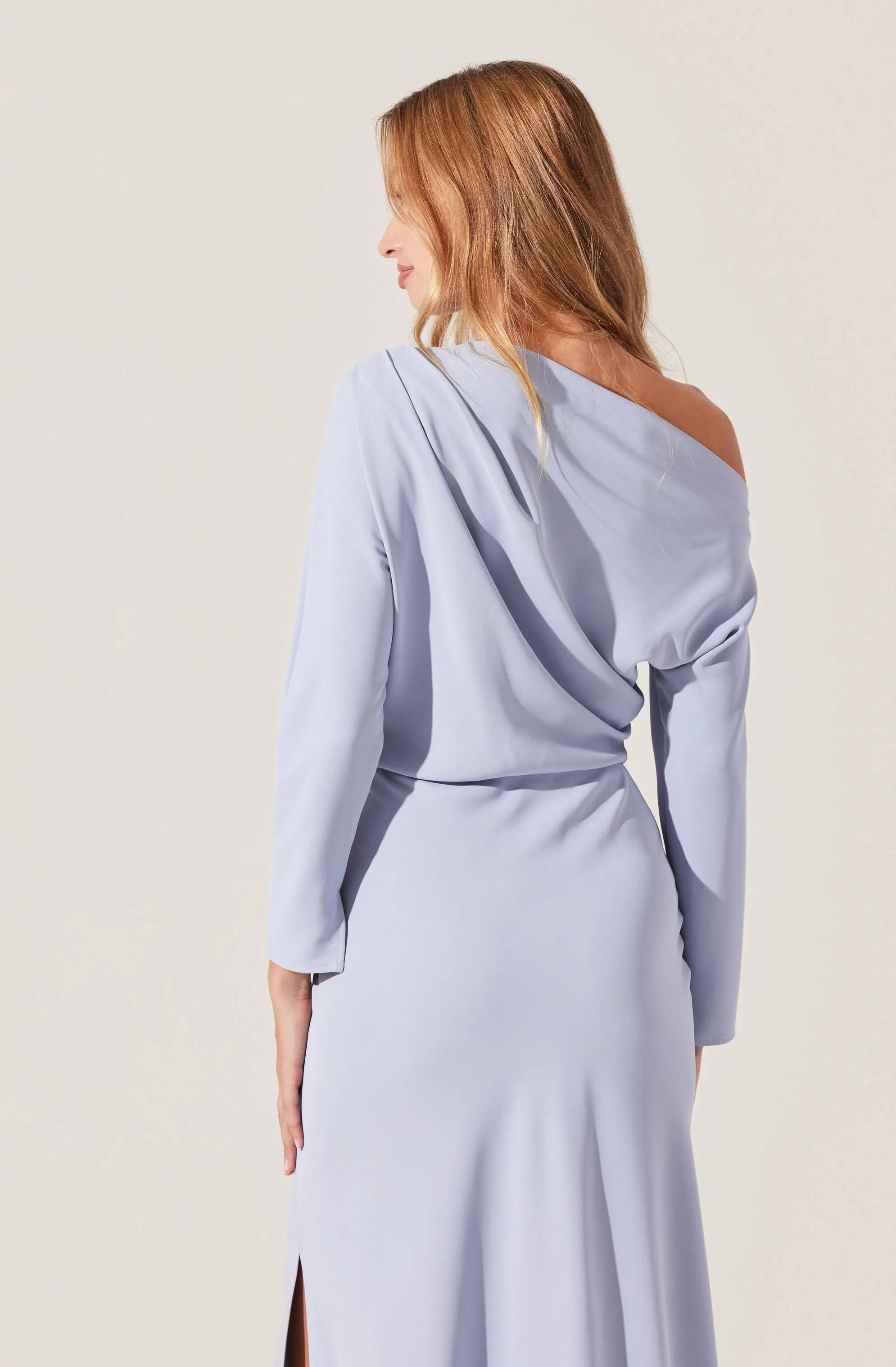 Naida Off Shoulder Midi Dress