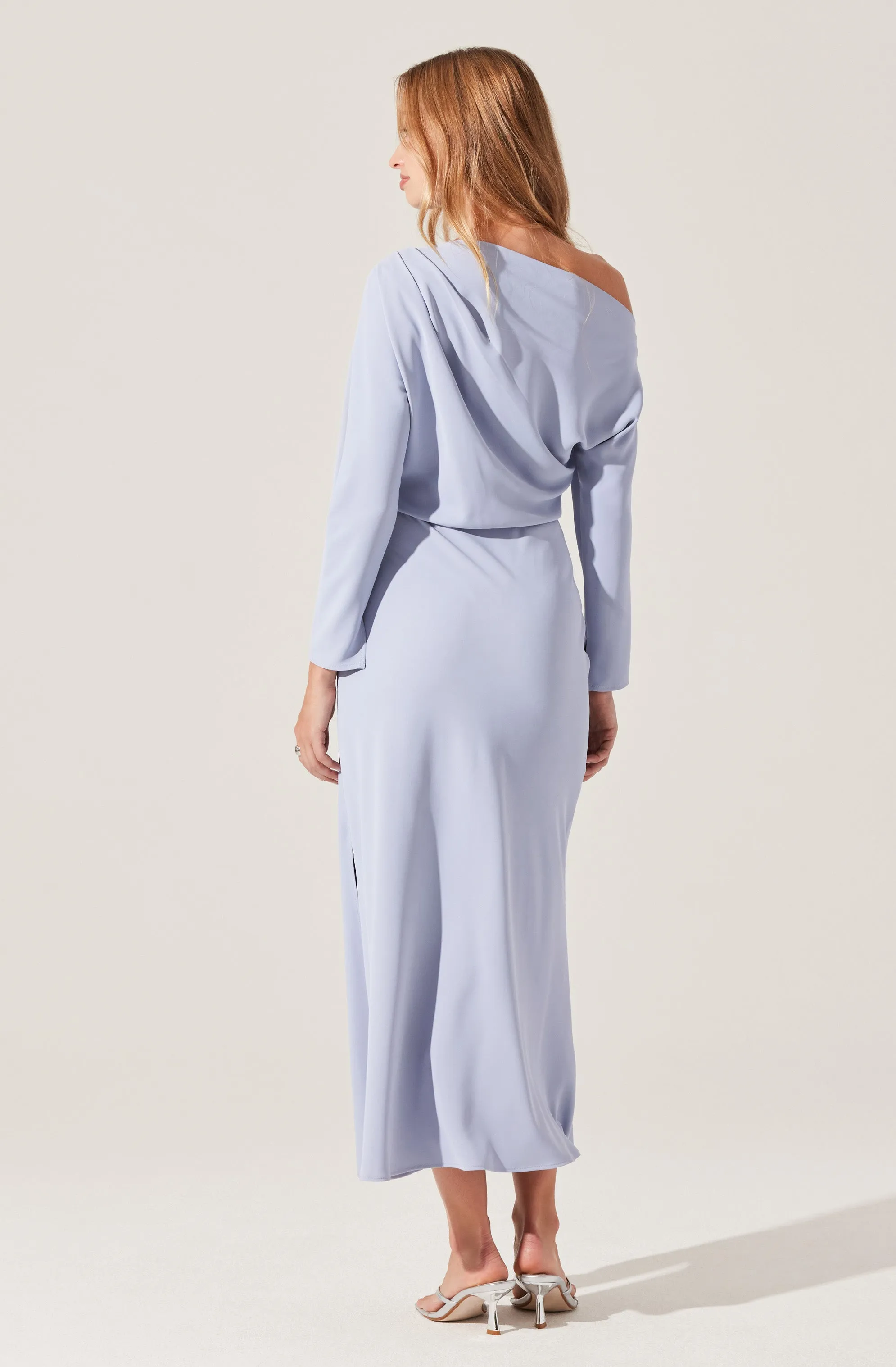 Naida Off Shoulder Midi Dress