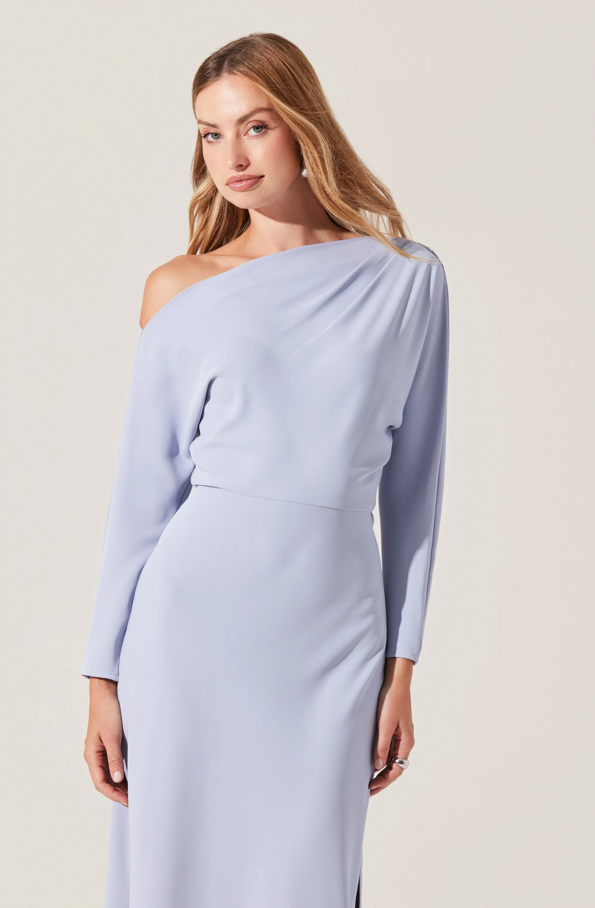 Naida Off Shoulder Midi Dress