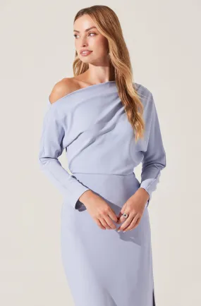 Naida Off Shoulder Midi Dress