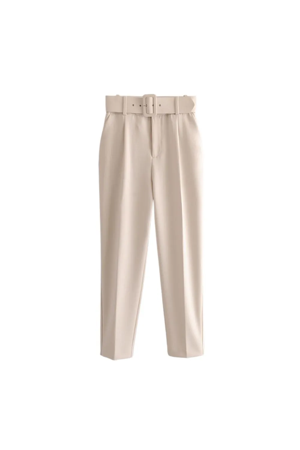 'Natalie' Belted High-Waist Pants (Multi Color)