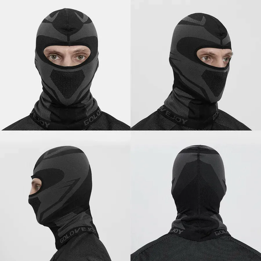 NEWBOLER Winter Thermal Cycling Face Mask Balaclava Head Cover Ski Bicycle Motocycle Windproof Soft Warm MTB Bike Hat Headwear