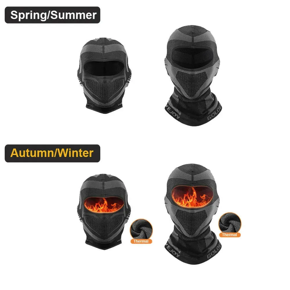 NEWBOLER Winter Thermal Cycling Face Mask Balaclava Head Cover Ski Bicycle Motocycle Windproof Soft Warm MTB Bike Hat Headwear