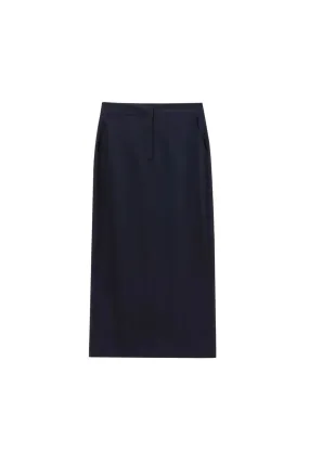 'Nora' Straight Midi Skirt