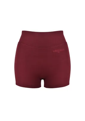 Nyx High Waist Pants in Burgundy