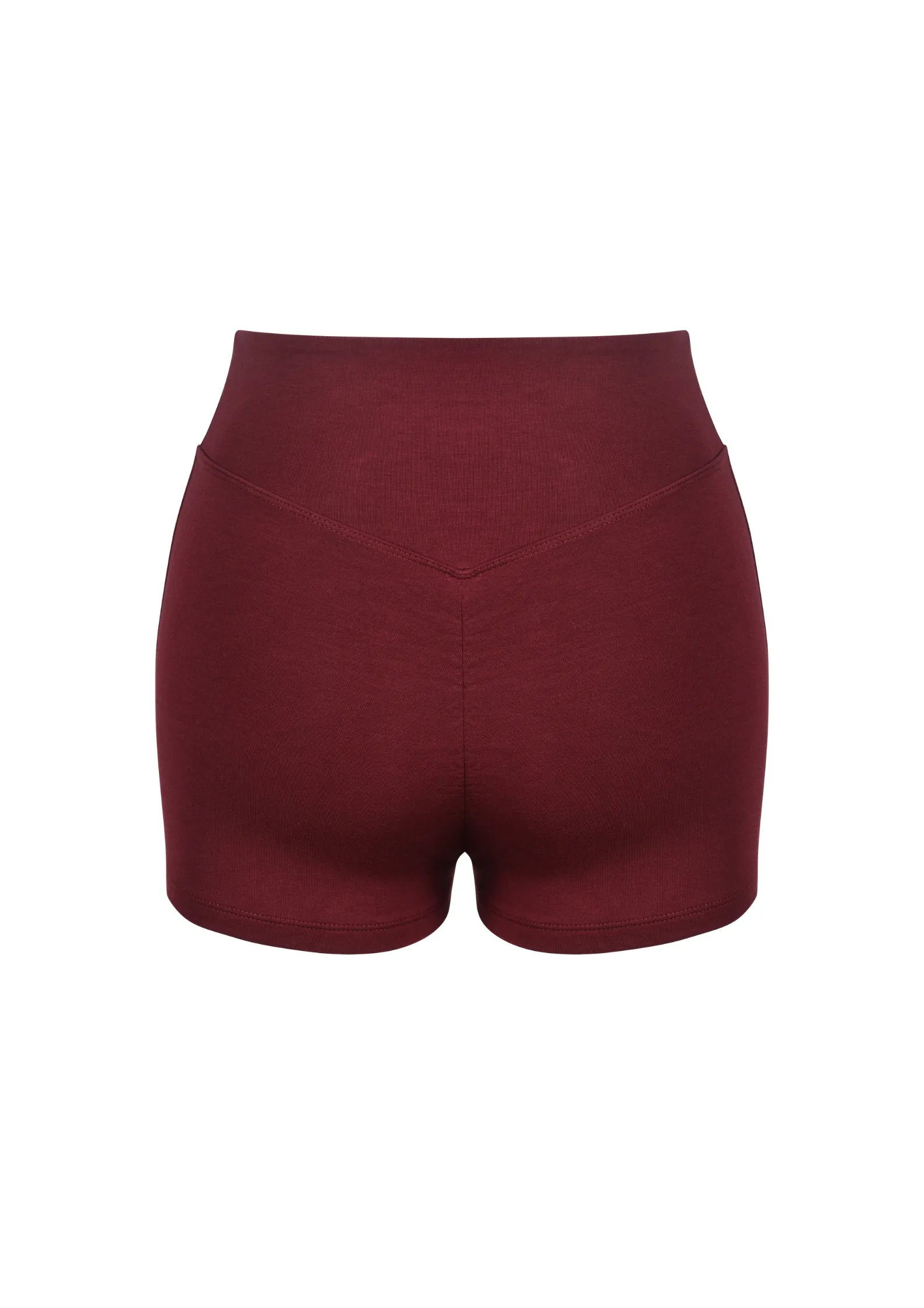 Nyx High Waist Pants in Burgundy