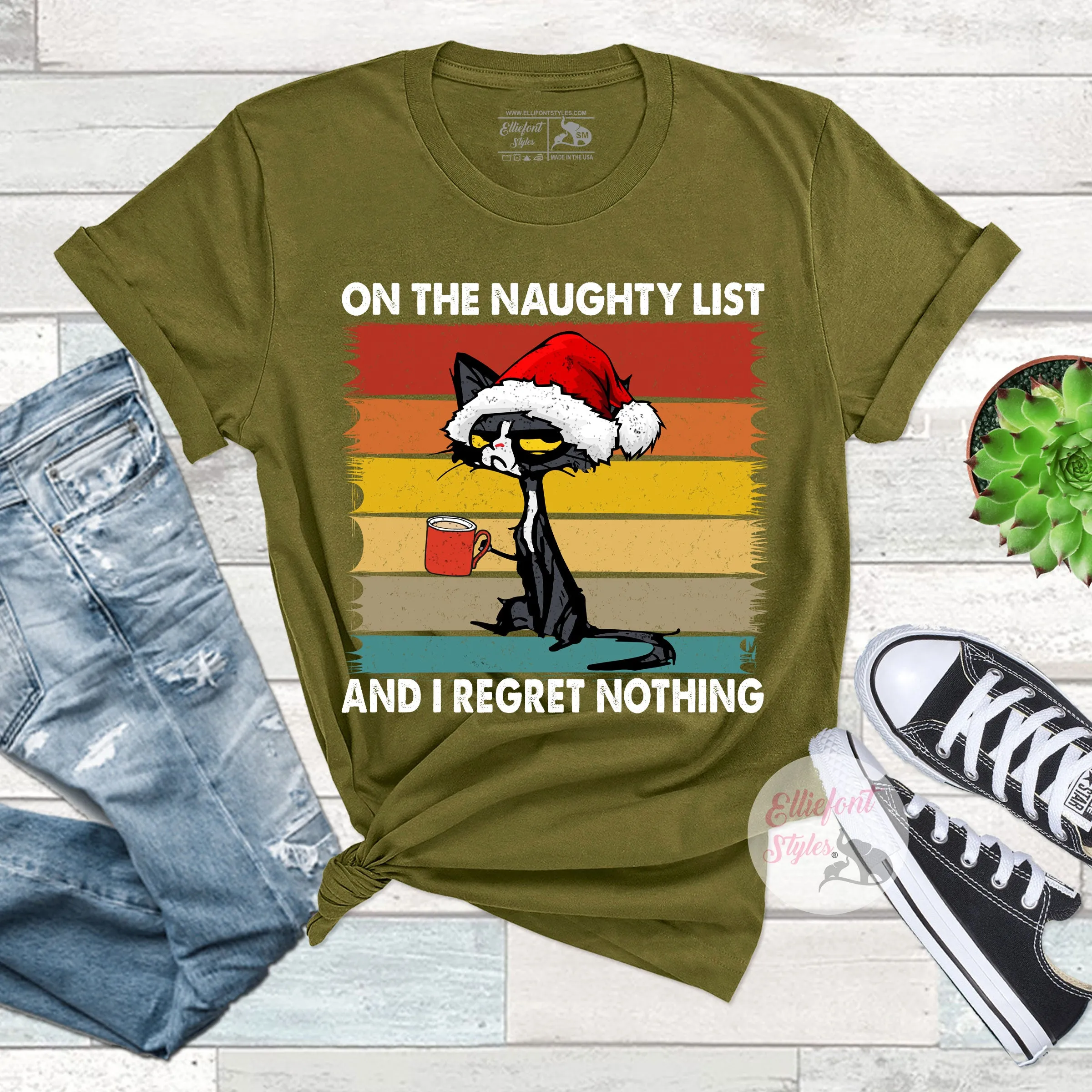 On The Naughty List I Regret Nothing Shirt