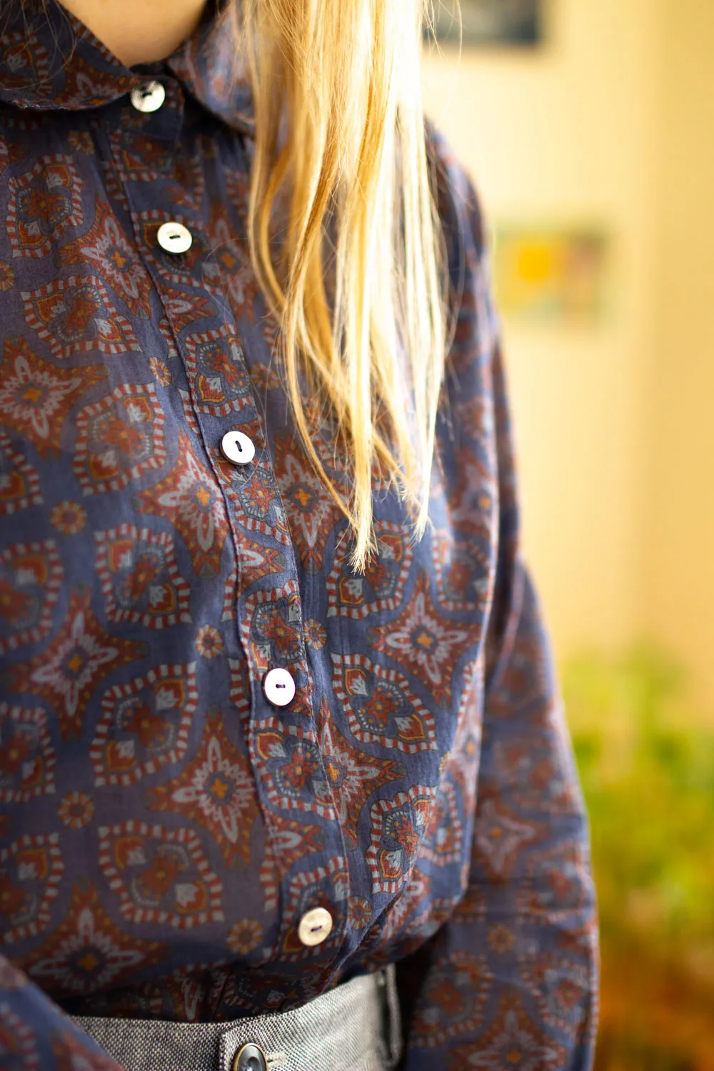 Paisley Park Blouse- Blue