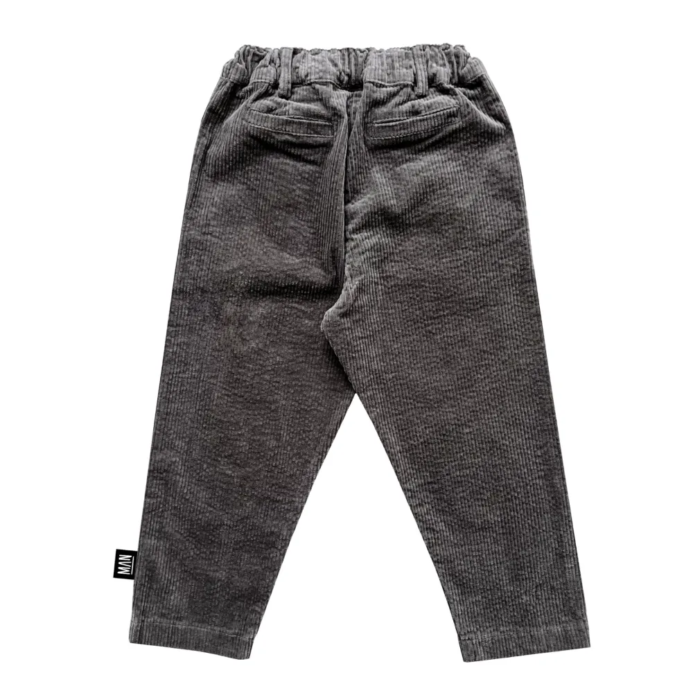 Patched Corduroy Pants