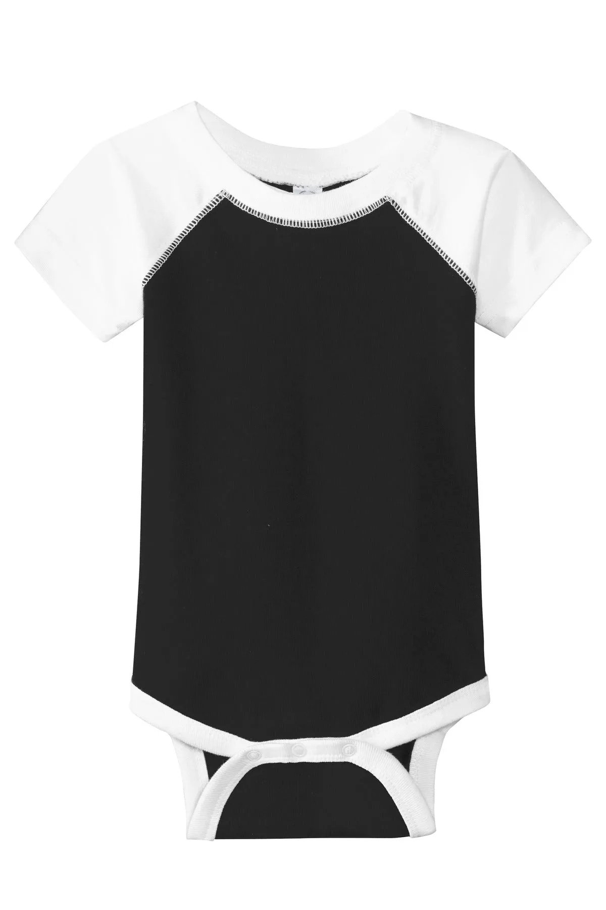 Rabbit Skins™ Infant Baseball Fine Jersey Bodysuit. RS4430