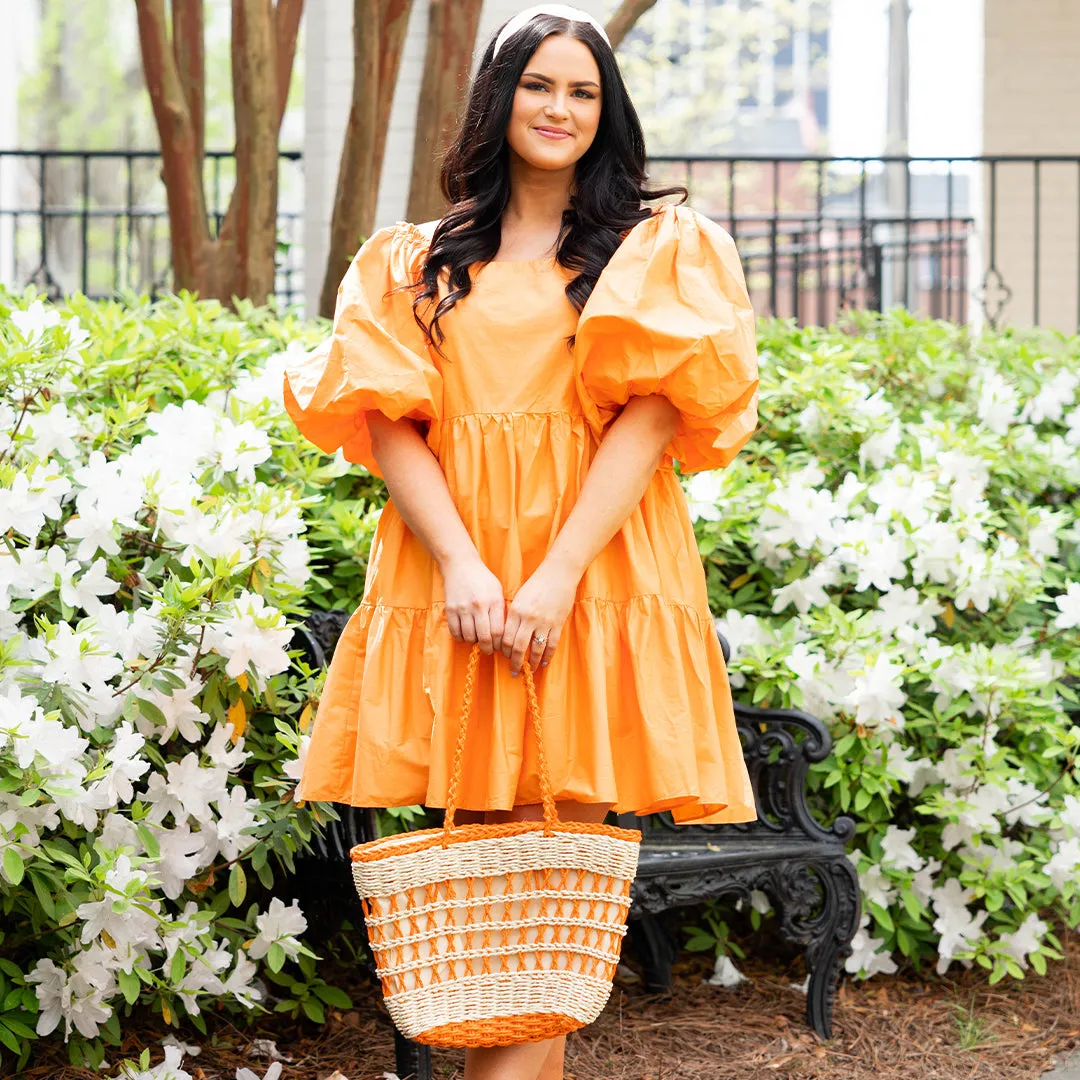 Raindrops On The Streets Dress, Melon