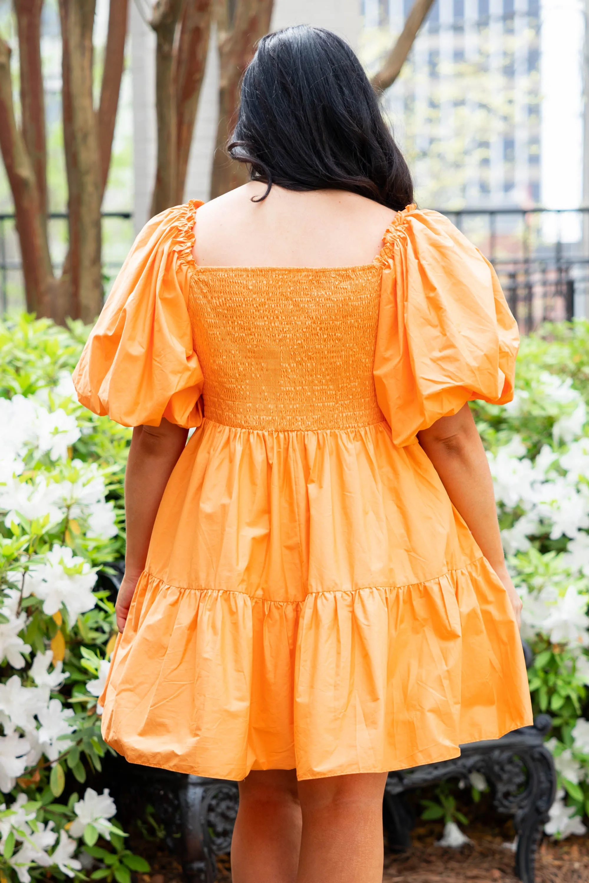 Raindrops On The Streets Dress, Melon