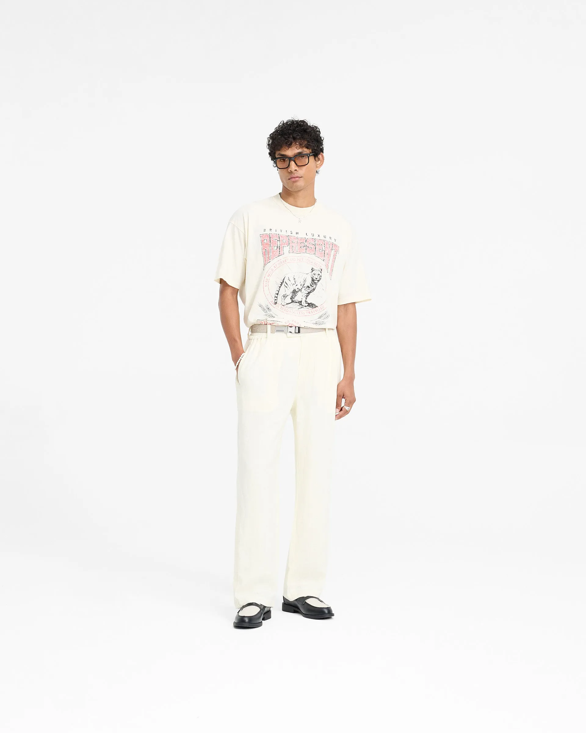 Represent X Duke   Dexter Resort Pant - Ecru