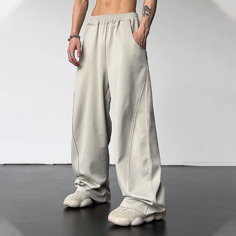 Retro High Waist Wide Leg Sweatpants