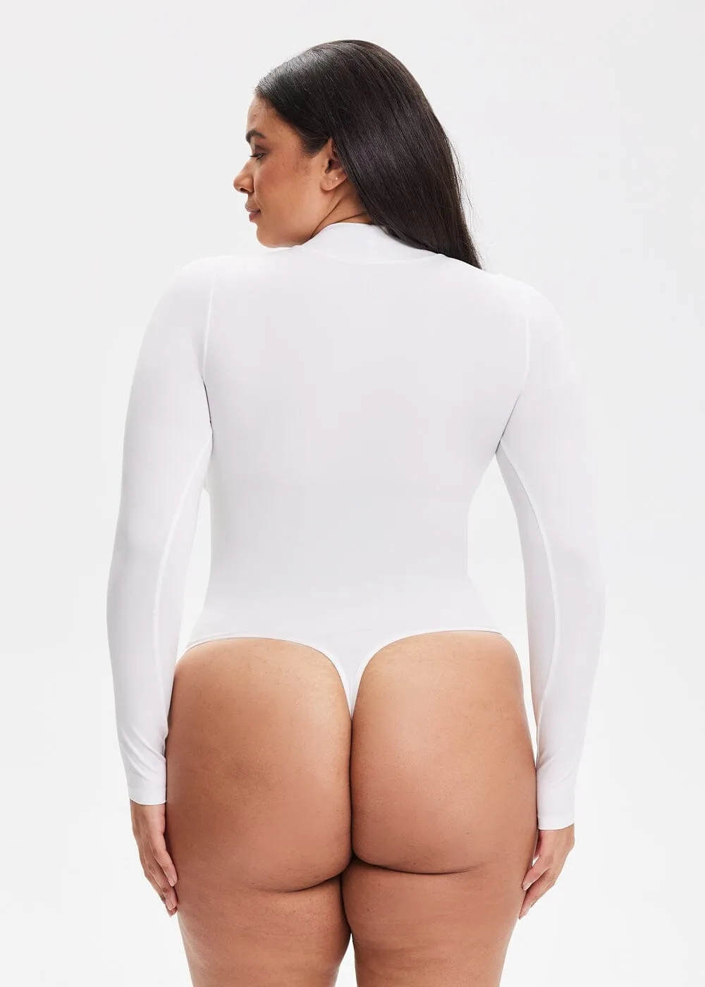 SculptingBodysuit Turtle Neck Thong