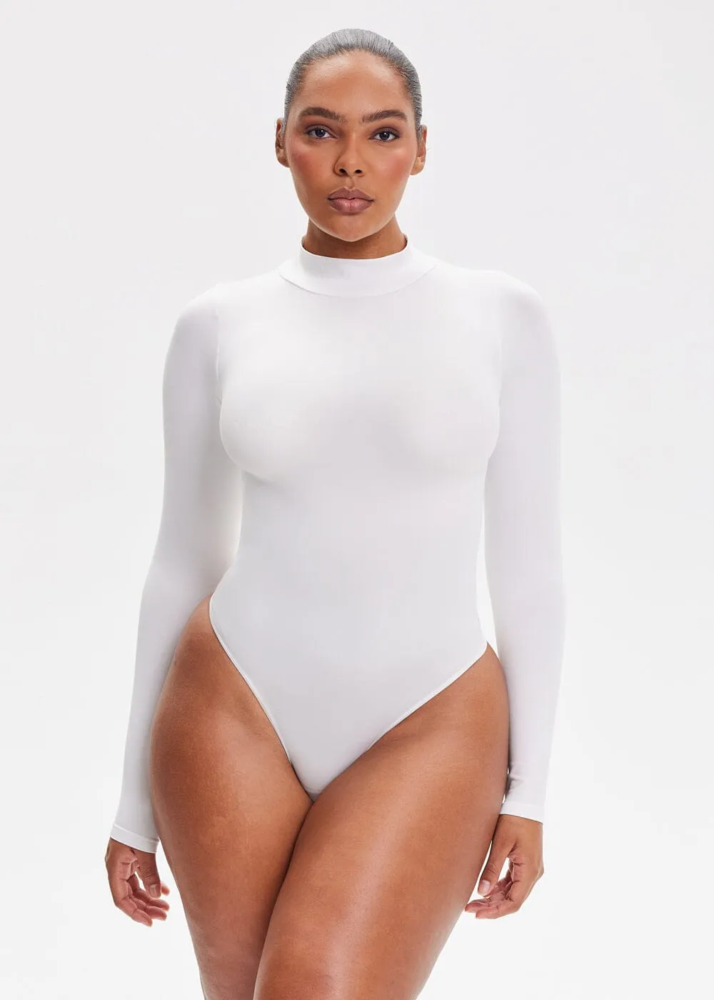 SculptingBodysuit Turtle Neck Thong