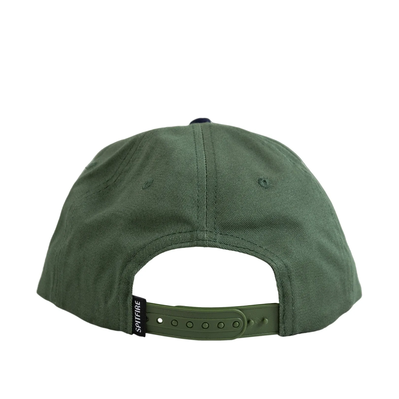 Spitfire Classic '87 Swirl Patch Snapback Dark Green/Navy