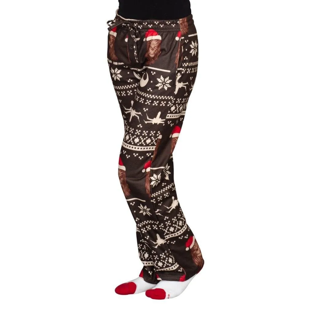 Star Wars Chewbacca Christmas Brown Lounge Pants