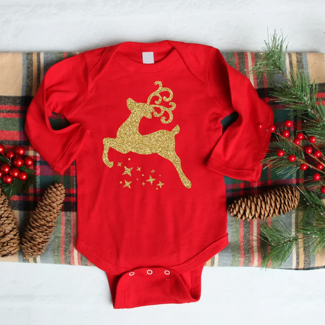 Sweet Wink Christmas Reindeer Bodysuit