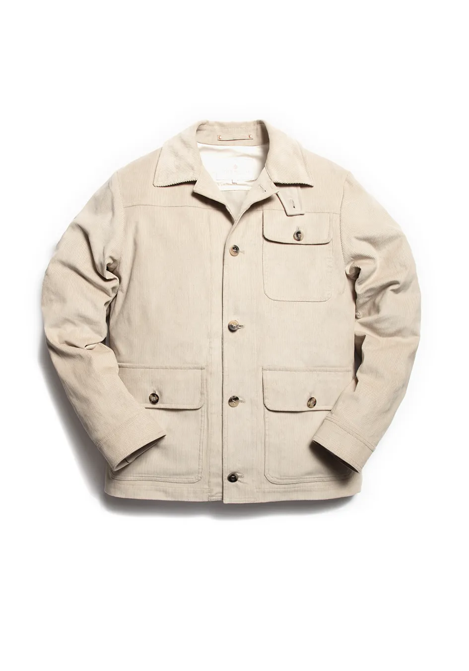 The Cord Pocket Jacket - Alabaster