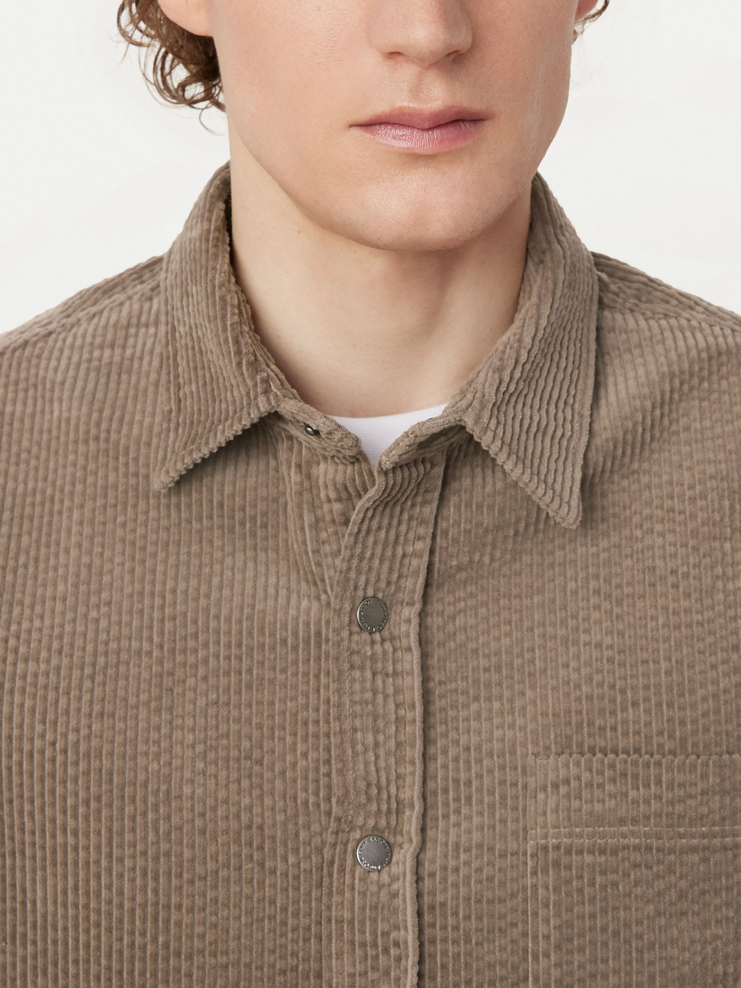 The Corduroy Shirt in Sandstone