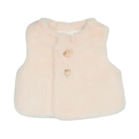 Tinge Gilet | Soft Sand Teddy