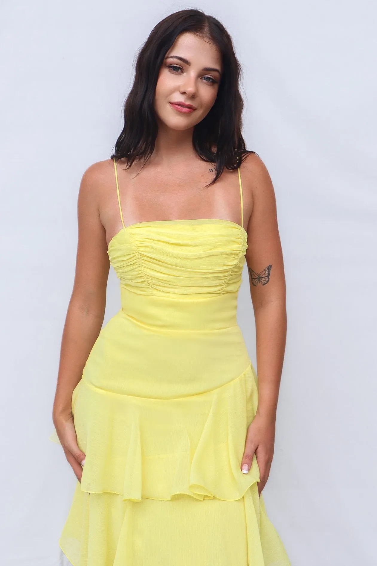 Tommi Maxi Dress - Yellow