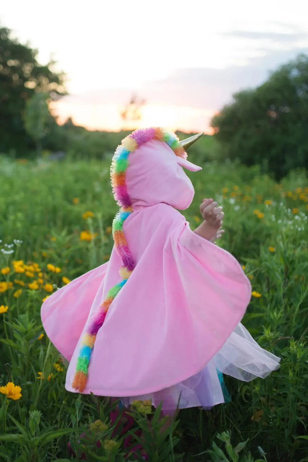 UNICORN CAPE PINK 3-4