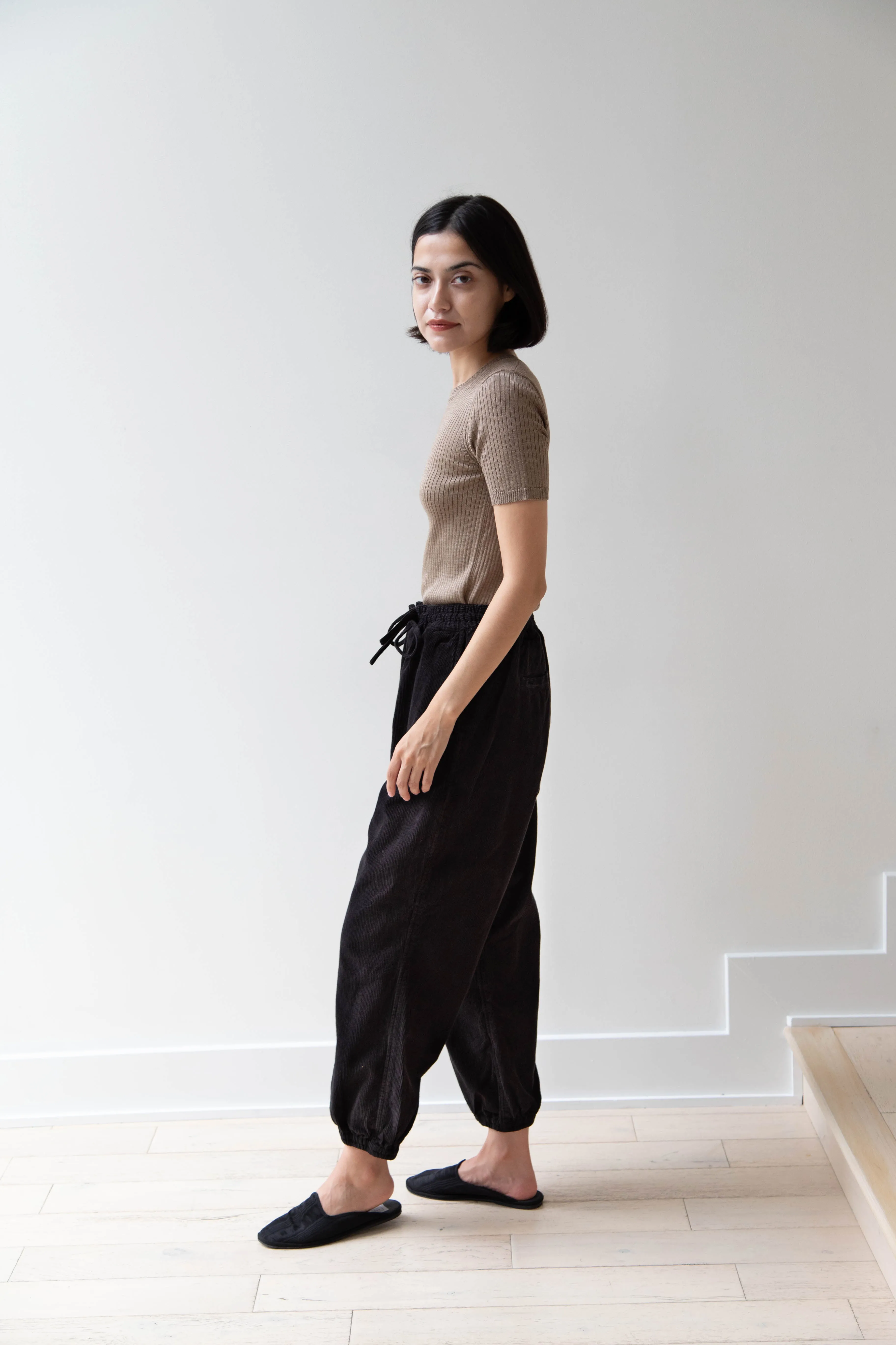 Vas-y Lentement | Easy Jogger Pants in Black