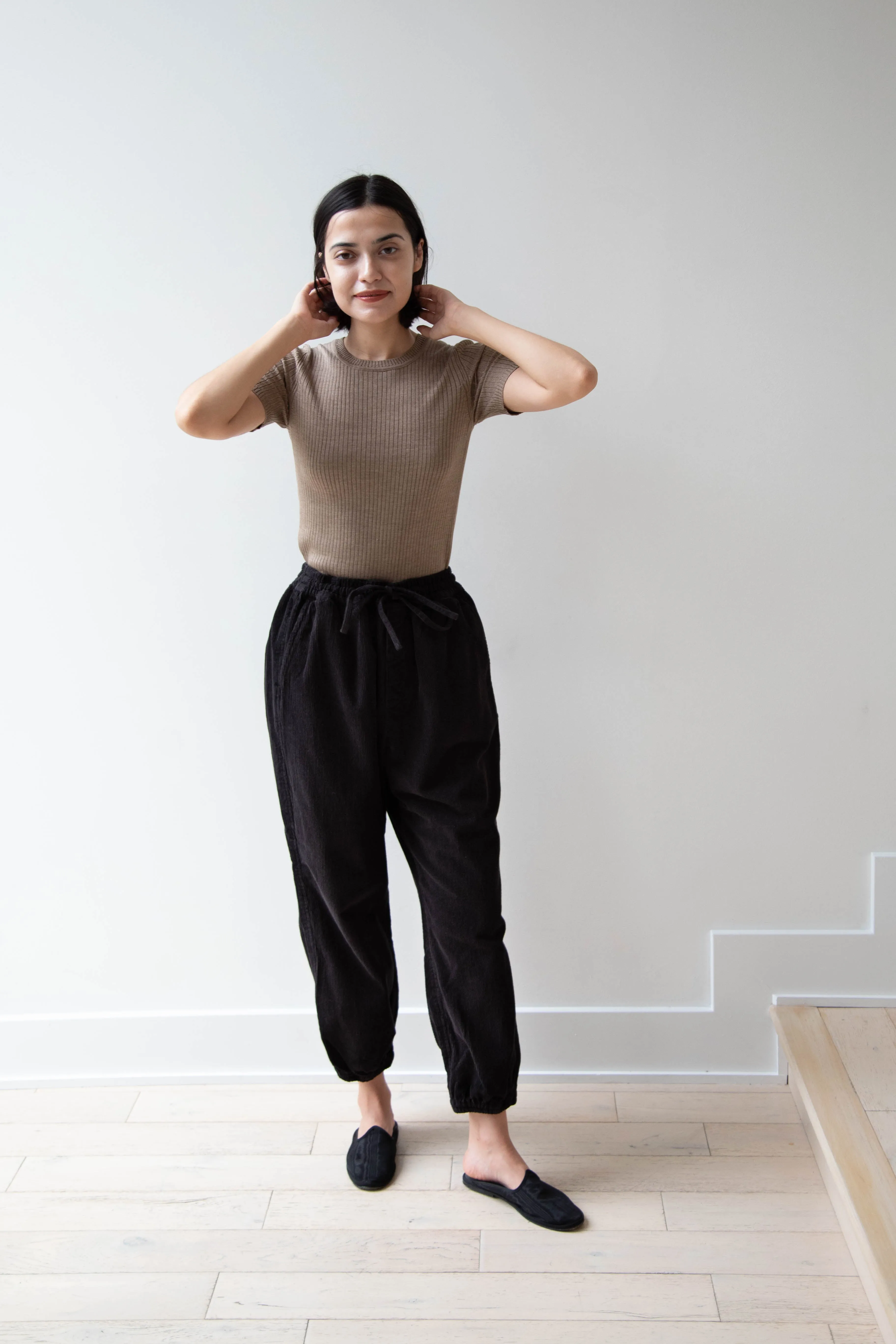 Vas-y Lentement | Easy Jogger Pants in Black