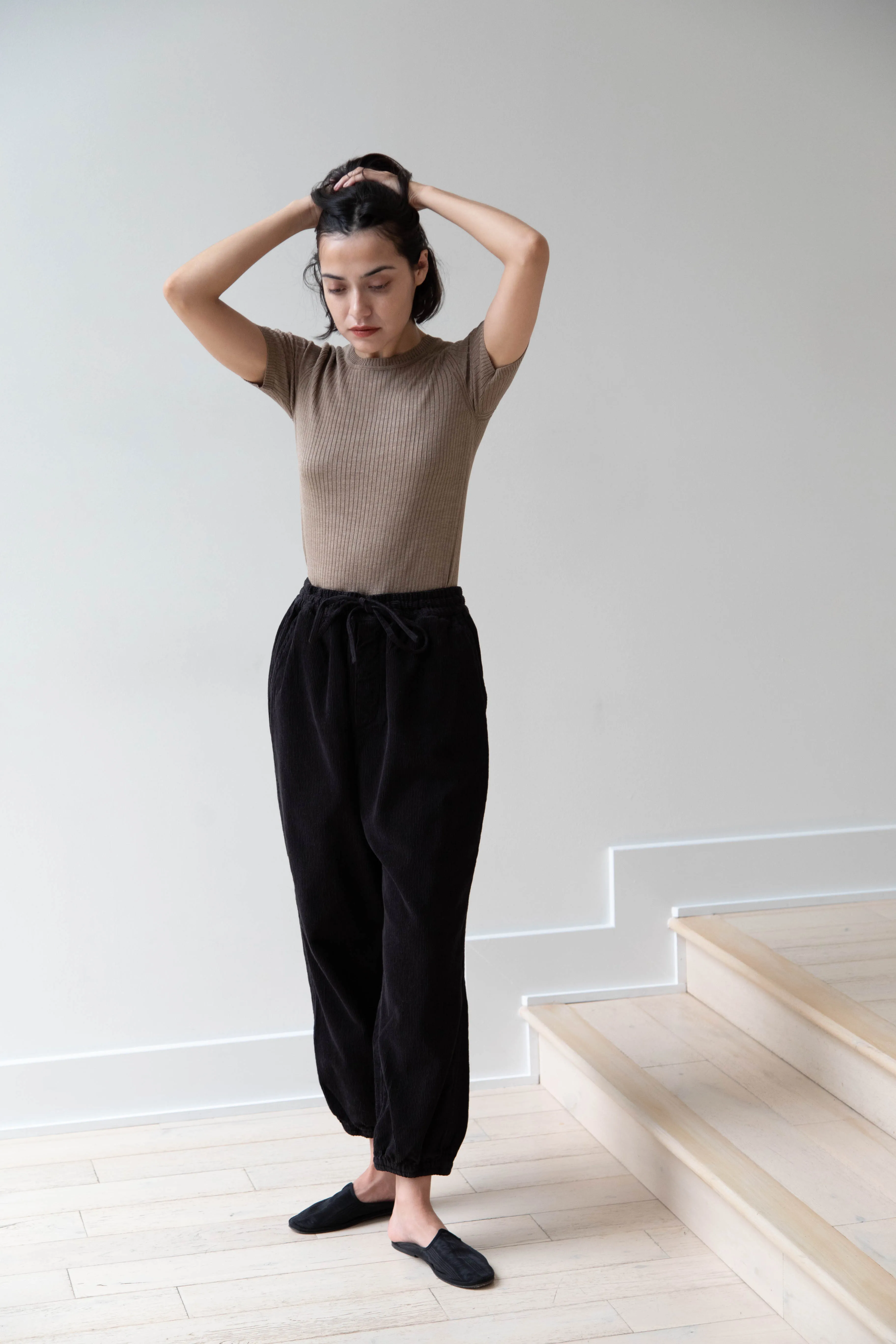 Vas-y Lentement | Easy Jogger Pants in Black