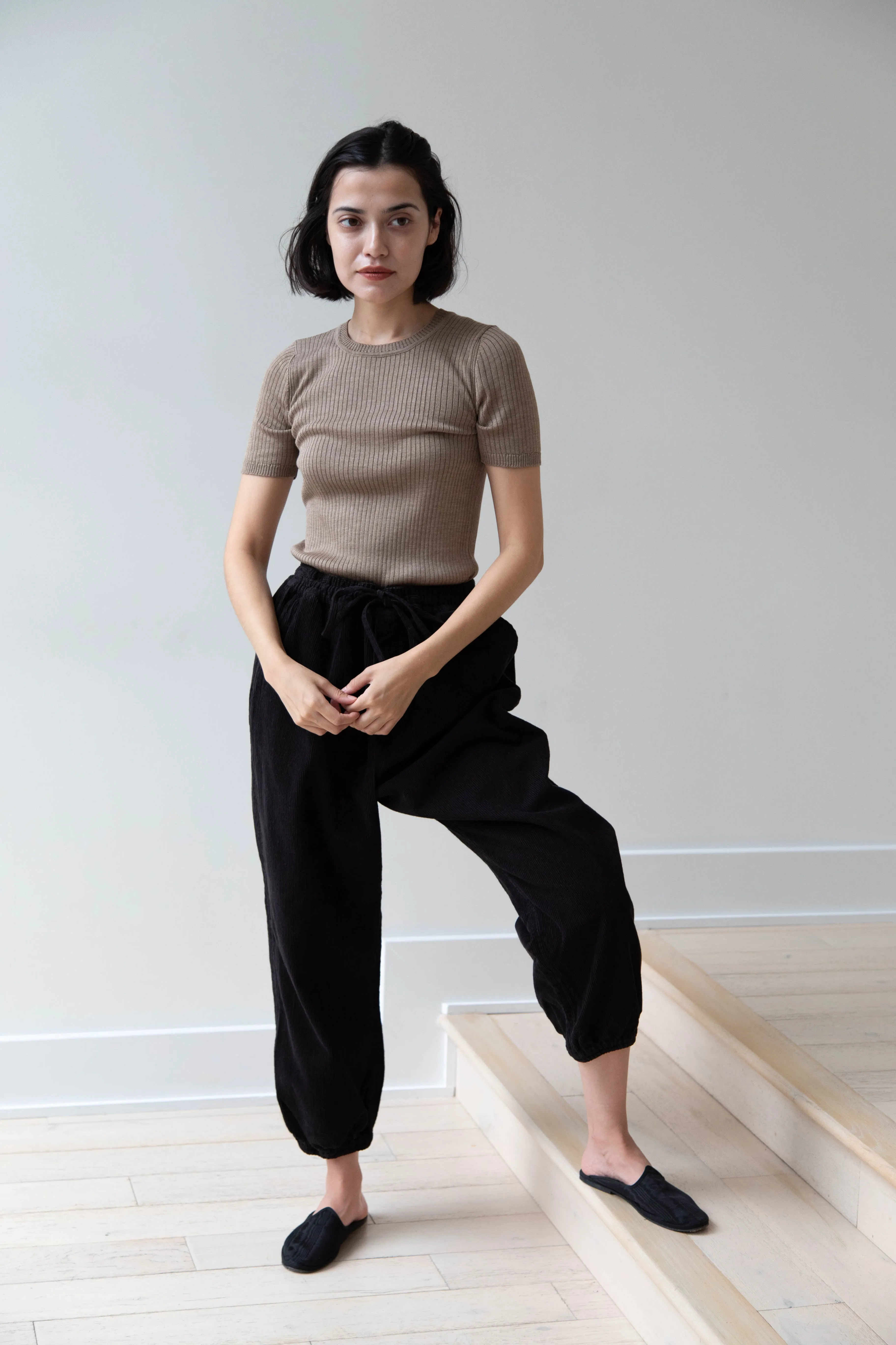 Vas-y Lentement | Easy Jogger Pants in Black