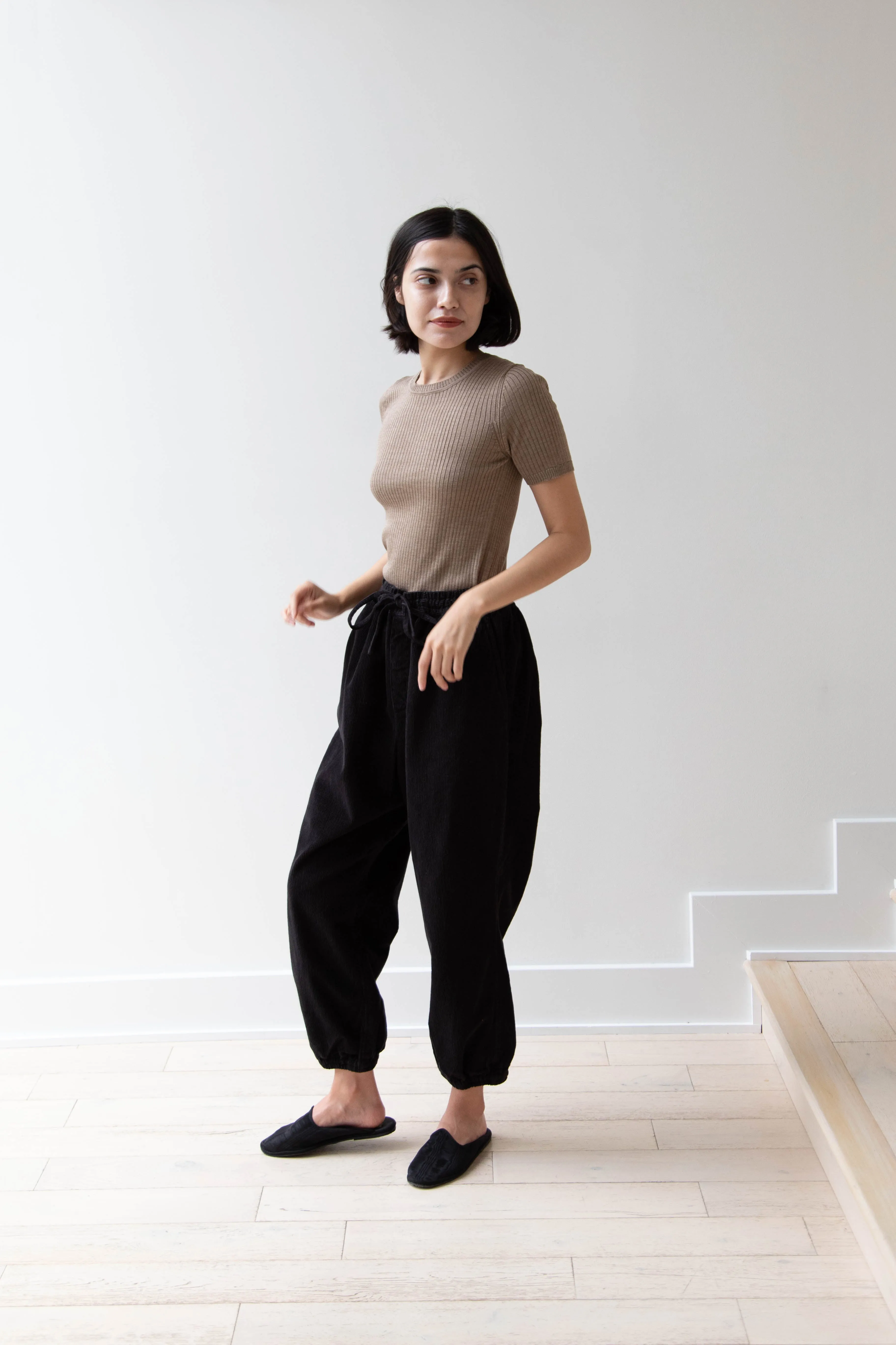 Vas-y Lentement | Easy Jogger Pants in Black