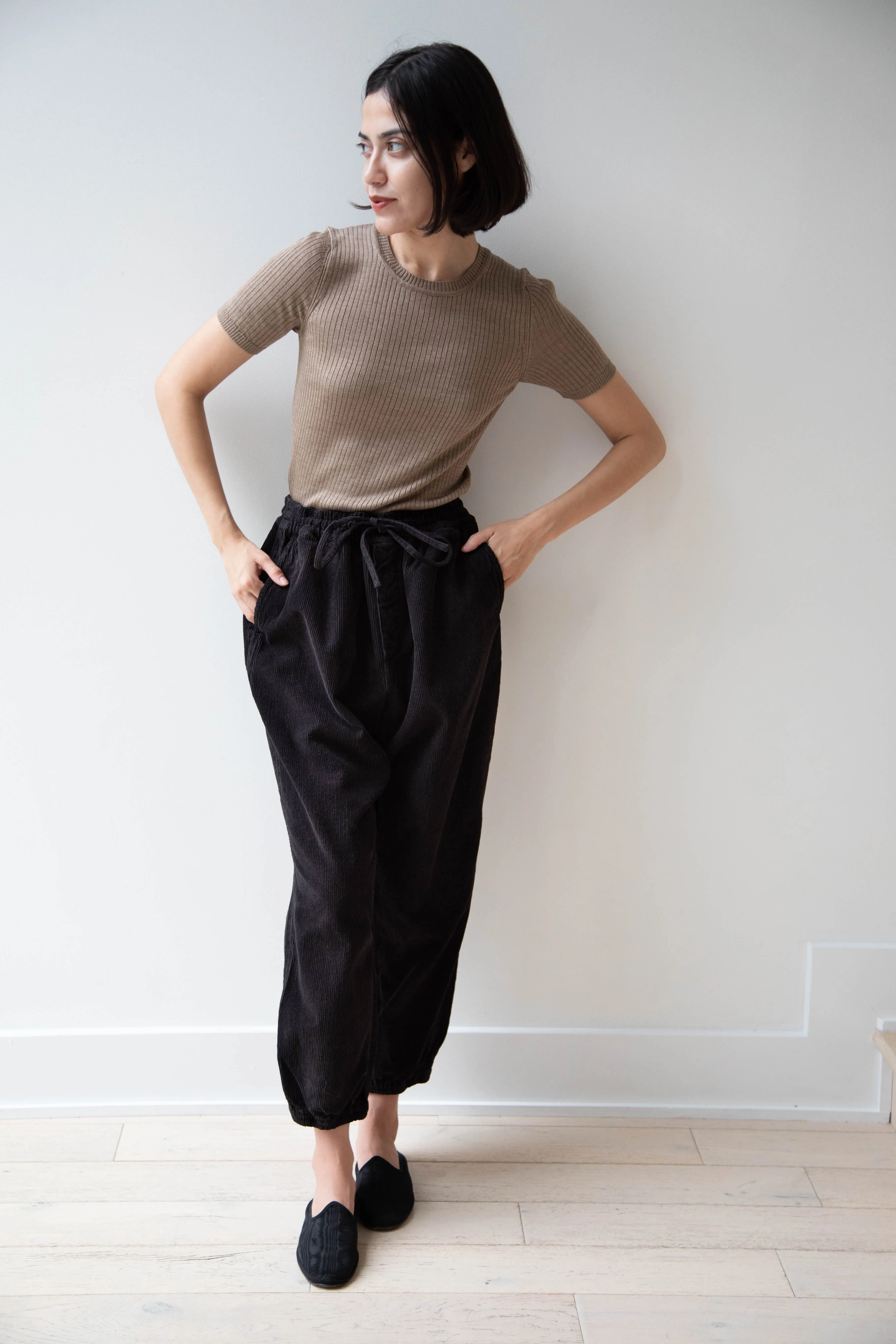 Vas-y Lentement | Easy Jogger Pants in Black