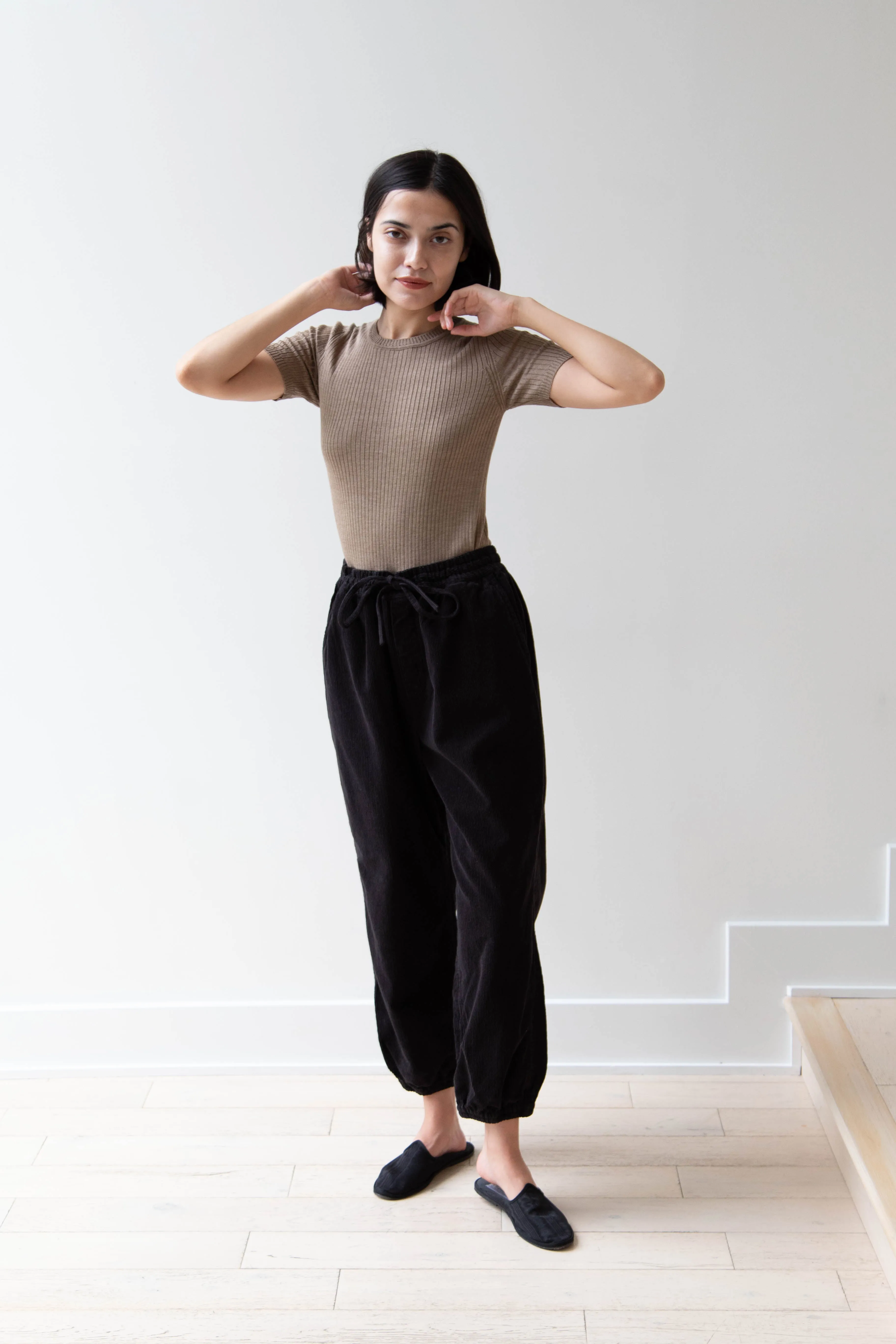 Vas-y Lentement | Easy Jogger Pants in Black