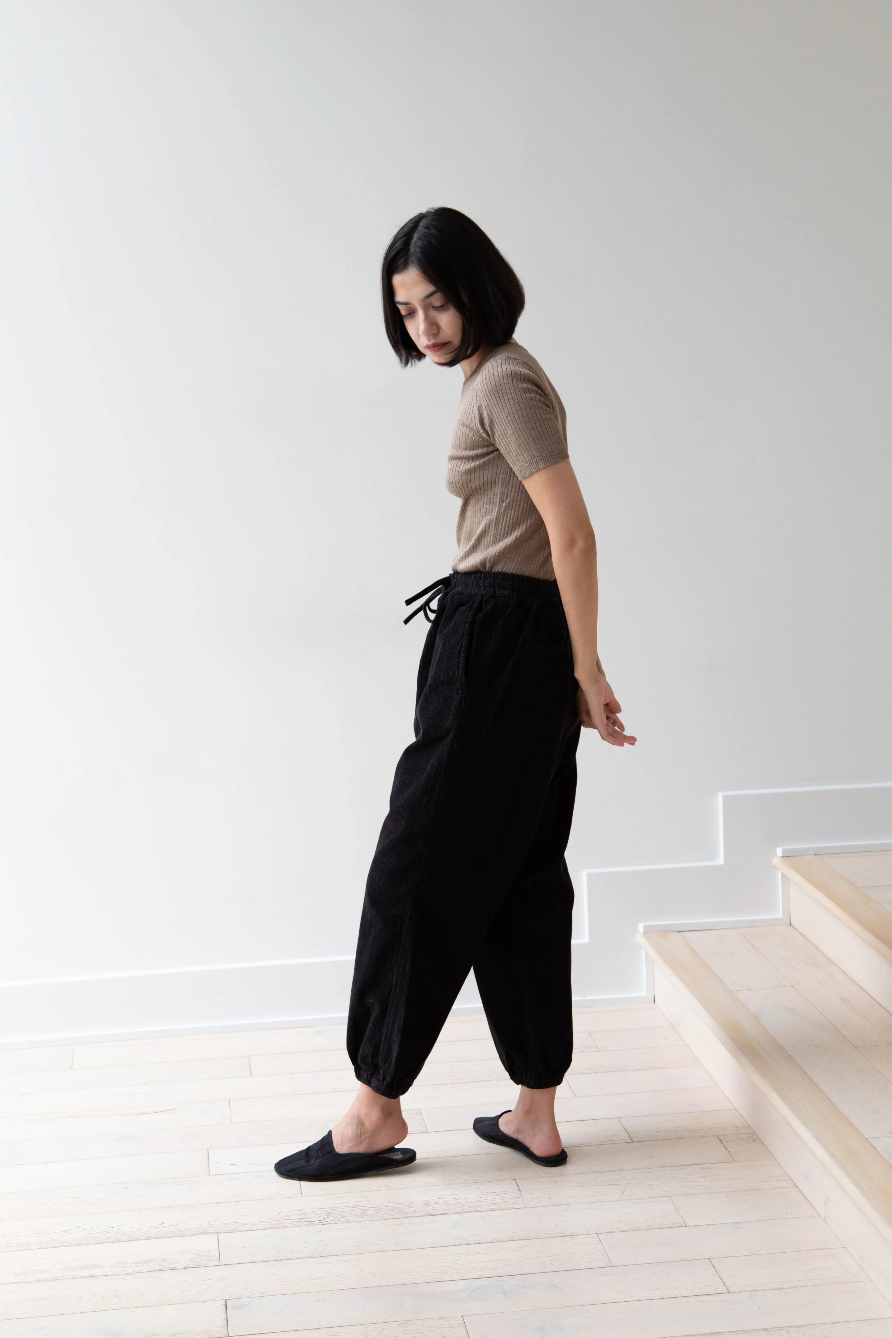 Vas-y Lentement | Easy Jogger Pants in Black