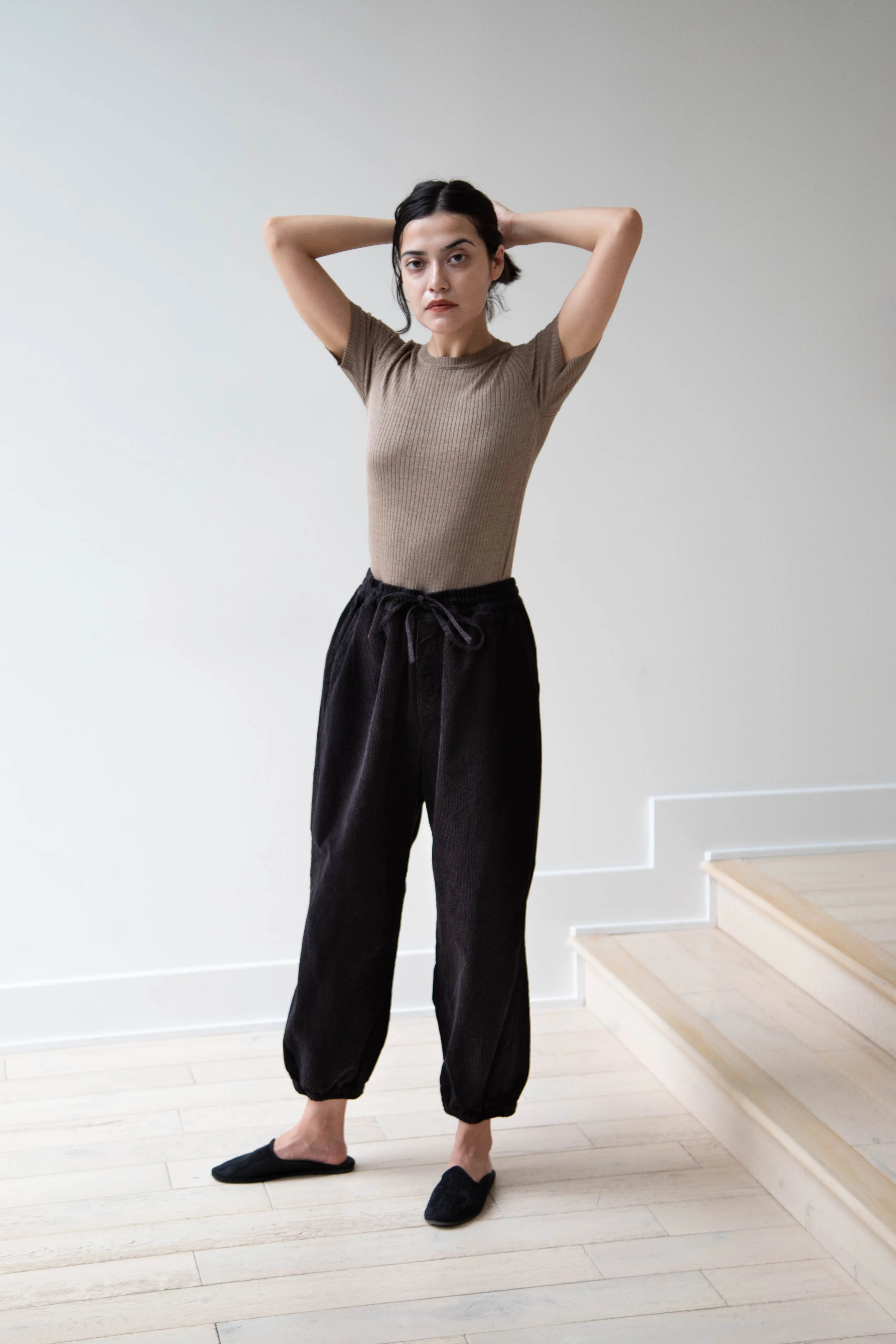 Vas-y Lentement | Easy Jogger Pants in Black