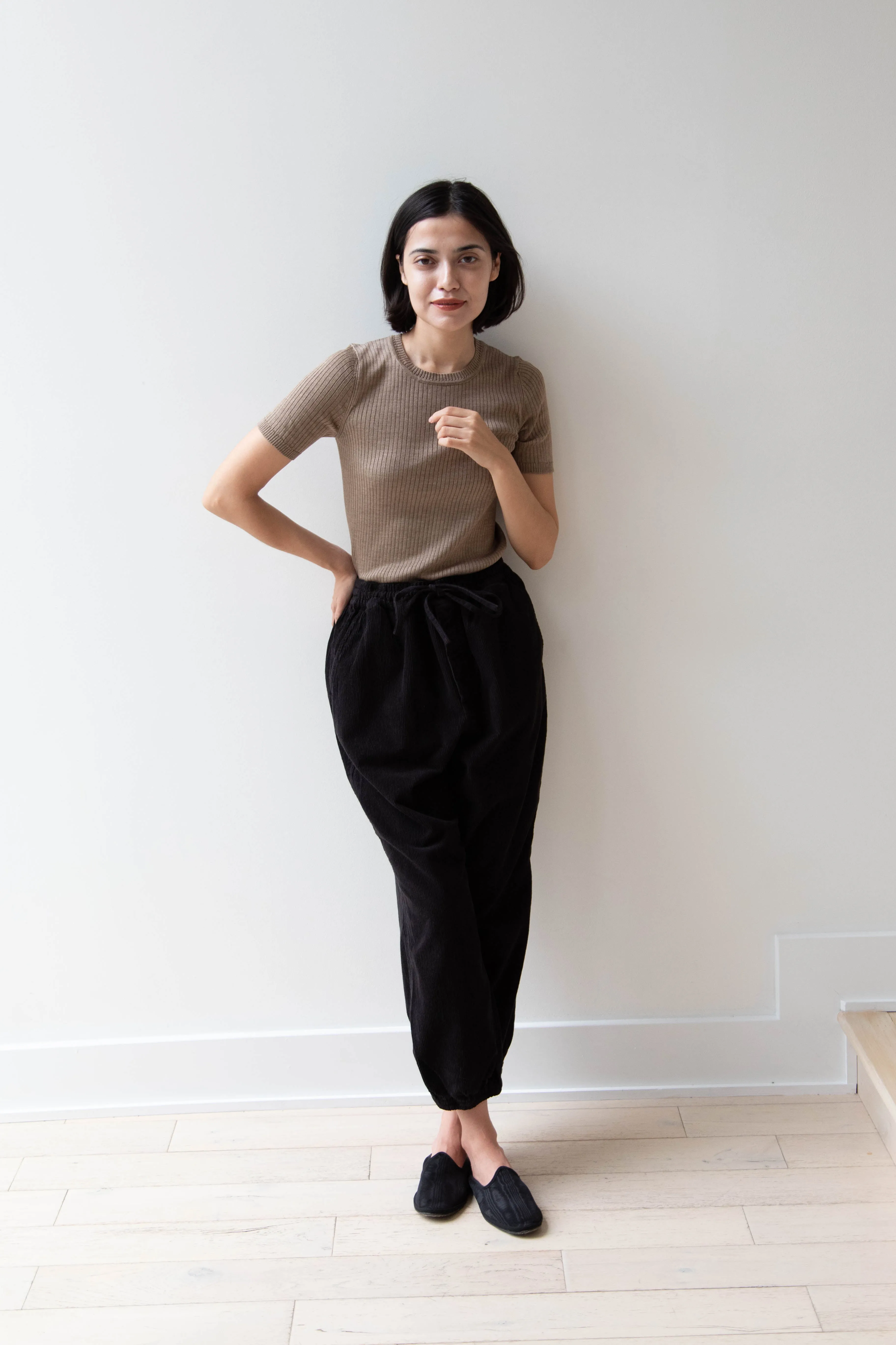 Vas-y Lentement | Easy Jogger Pants in Black