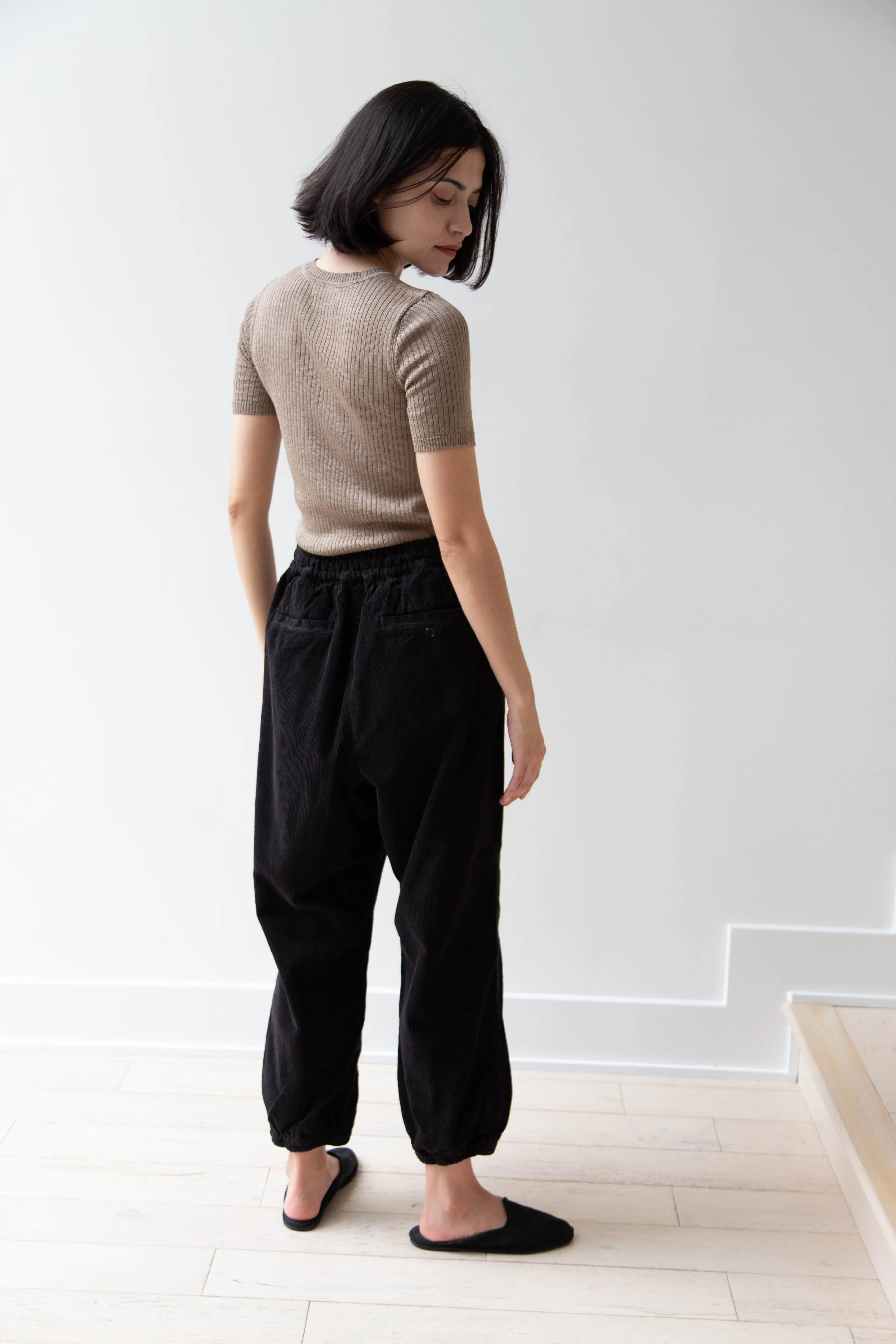 Vas-y Lentement | Easy Jogger Pants in Black