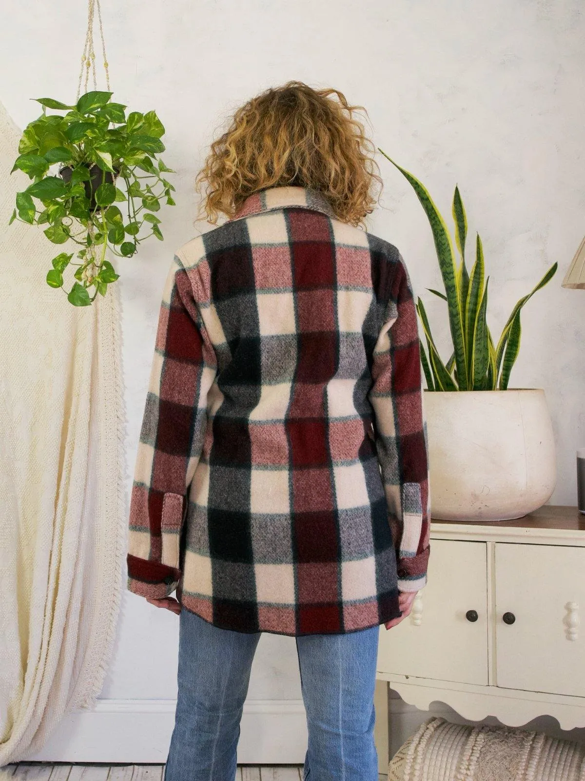 Vintage Woolrich Plaid Shirt Jacket