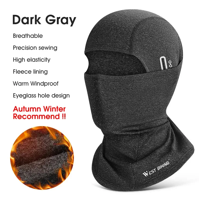 Warm Winter Balaclava Fleece Cycling Cap Windproof Men Women Sport Scarf Ski Bicycle Motorcycle Running Neck Warmer